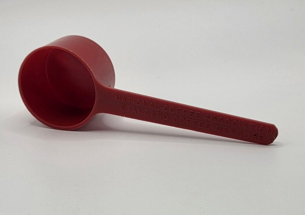 VTG Pan American Coffee Bureau Scoop Nat'l Coffee Assoc. Standard Measure Red